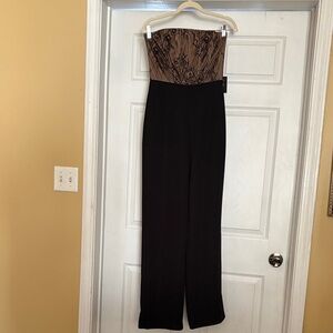 Lulu’s Black Strapless Jumpsuit